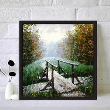 Charger l&#39;image dans la galerie, Petit pont - diamant rond complet - 30x30cm

