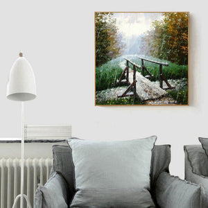 Petit pont - diamant rond complet - 30x30cm