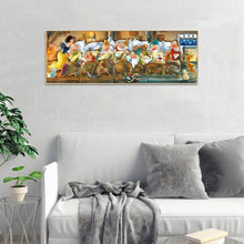 Charger l&#39;image dans la galerie, Blanc neige et sept nains - diamant rond complet - 100x50cm
