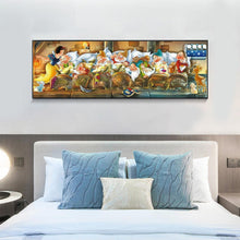 Charger l&#39;image dans la galerie, Blanc neige et sept nains - diamant rond complet - 100x50cm
