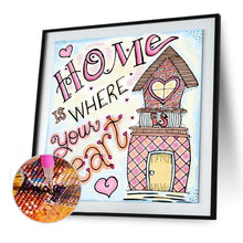 Charger l&#39;image dans la galerie, Accueil - diamant rond complet - 30x30cm
