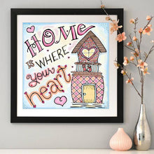 Charger l&#39;image dans la galerie, Accueil - diamant rond complet - 30x30cm
