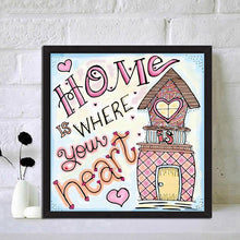 Charger l&#39;image dans la galerie, Accueil - diamant rond complet - 30x30cm
