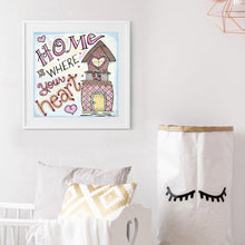 Charger l&#39;image dans la galerie, Accueil - diamant rond complet - 30x30cm
