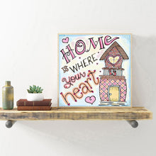 Charger l&#39;image dans la galerie, Accueil - diamant rond complet - 30x30cm
