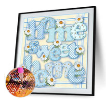 Charger l&#39;image dans la galerie, Accueil - diamant rond complet - 30x30cm
