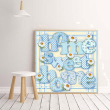 Charger l&#39;image dans la galerie, Accueil - diamant rond complet - 30x30cm
