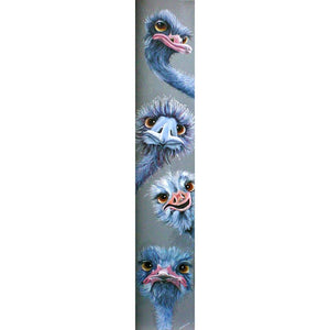 Autruche- (115 * 25cm) -Full Drill Round Drill Diamond Painting-PREORDER