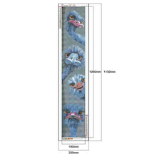 Charger l&#39;image dans la galerie, Autruche- (115 * 25cm) -Full Drill Round Drill Diamond Painting-PREORDER
