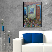 Charger l&#39;image dans la galerie, Animaux sous-marins - diamant rond complet - 30x40cm

