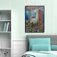 Charger l&#39;image dans la galerie, Animaux sous-marins - diamant rond complet - 30x40cm
