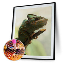 Charger l&#39;image dans la galerie, Animal de changement de couleur - diamant rond complet - 30x40cm
