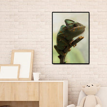 Charger l&#39;image dans la galerie, Animal de changement de couleur - diamant rond complet - 30x40cm
