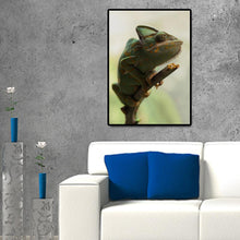 Charger l&#39;image dans la galerie, Animal de changement de couleur - diamant rond complet - 30x40cm
