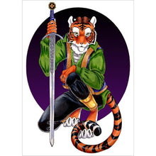 Charger l&#39;image dans la galerie, Tiger girl - diamant rond complet - 30x40cm
