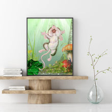 Charger l&#39;image dans la galerie, Souris heureuse - diamant rond complet - 30x40cm
