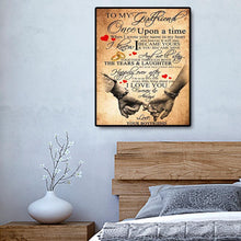 Charger l&#39;image dans la galerie, Main dans la main - diamant rond complet - 30x40cm
