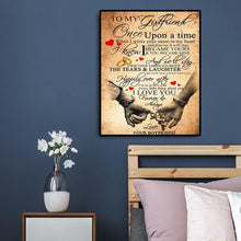 Charger l&#39;image dans la galerie, Main dans la main - diamant rond complet - 30x40cm
