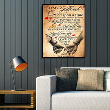 Charger l&#39;image dans la galerie, Main dans la main - diamant rond complet - 30x40cm
