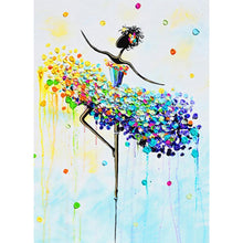 Charger l&#39;image dans la galerie, Fille de danse - diamant rond complet - 30x40cm
