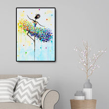Charger l&#39;image dans la galerie, Fille de danse - diamant rond complet - 30x40cm
