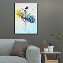 Charger l&#39;image dans la galerie, Fille de danse - diamant rond complet - 30x40cm

