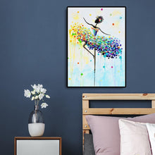 Charger l&#39;image dans la galerie, Fille de danse - diamant rond complet - 30x40cm
