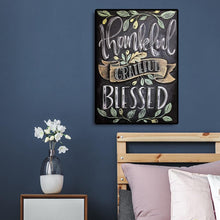 Charger l&#39;image dans la galerie, Lettre bénie - diamant rond complet - 30x40cm
