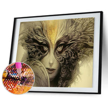 Charger l&#39;image dans la galerie, Perle de femme magique - diamant rond complet - 40x30cm
