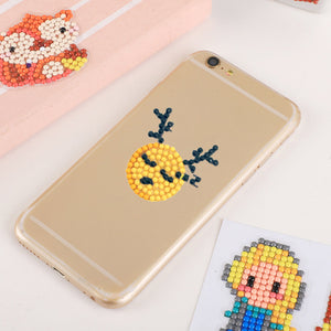 8pcs-Emoticons-Diamond Painting Autocollants