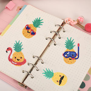 10pcs-Pineapple-Diamond Painting Autocollants