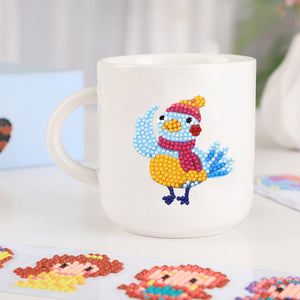 8pcs-Animal-Diamond Painting Autocollants
