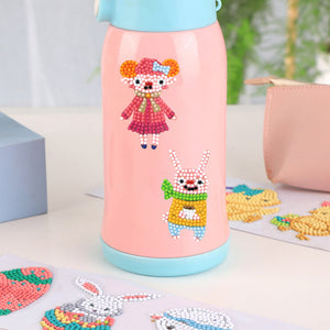 8pcs-Animal-Diamond Painting Autocollants