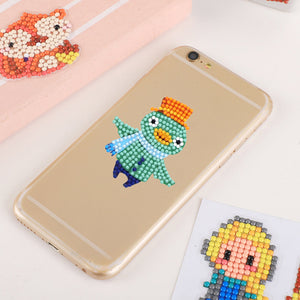8pcs-Animal-Diamond Painting Autocollants