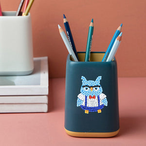 8pcs-Owl-Diamond Painting Autocollants
