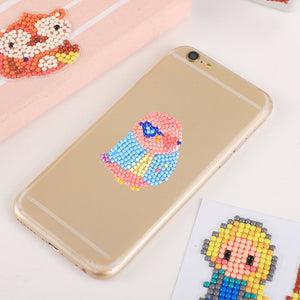 8pcs-Owl-Diamond Painting Autocollants