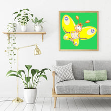 Charger l&#39;image dans la galerie, Papillon de dessin animé - diamant rond complet - 30x30cm
