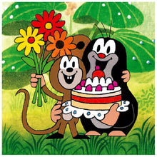 Charger l&#39;image dans la galerie, Anniversaire animal - diamant rond complet - 30x30cm
