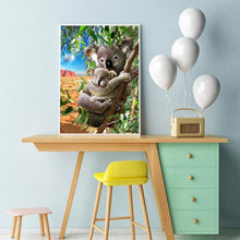 Charger l&#39;image dans la galerie, Koala mignon - diamant rond complet - 30x40cm
