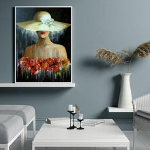 Charger l&#39;image dans la galerie, Fille - diamant rond complet - 30x40cm
