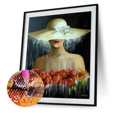 Charger l&#39;image dans la galerie, Fille - diamant rond complet - 30x40cm
