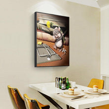 Charger l&#39;image dans la galerie, Animal de souris - diamant rond complet - 30x40cm
