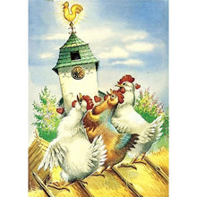 Charger l&#39;image dans la galerie, Poulet - diamant rond complet - 30x40cm
