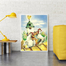 Charger l&#39;image dans la galerie, Poulet - diamant rond complet - 30x40cm
