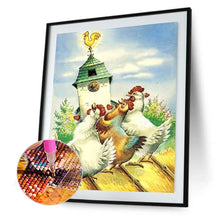 Charger l&#39;image dans la galerie, Poulet - diamant rond complet - 30x40cm
