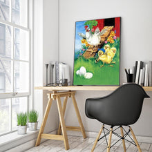 Charger l&#39;image dans la galerie, Poulet - diamant rond complet - 30x40cm
