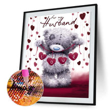 Charger l&#39;image dans la galerie, Ours - diamant rond complet - 30x40cm
