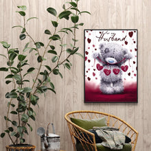 Charger l&#39;image dans la galerie, Ours - diamant rond complet - 30x40cm
