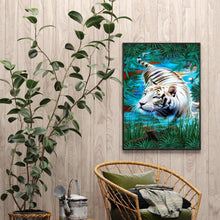 Charger l&#39;image dans la galerie, Tigre - diamant rond complet - 30x40cm
