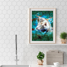 Charger l&#39;image dans la galerie, Tigre - diamant rond complet - 30x40cm
